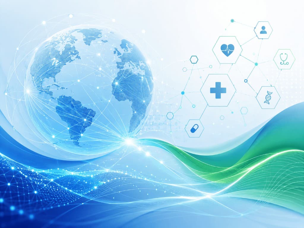 Health AI Growth - Global healthcare technology visualization